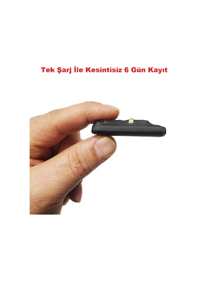 Ses Kayıt Cihazı Mini Boyut 6 Gün  Şarj Süresi 16 Gb Dahili Hafıza
