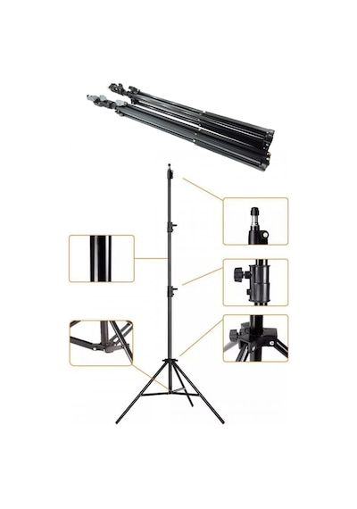 2.1 Metre Profesyonel Işık Ayağı Stüdyo Tripod Standı 210 Cm Ayarlanabilir Metal Ring Light Ve Çekim Işık Ayağı + Telefon Tutucu 2.1 Metre Profesyonel Işık Ayağı Stüdyo Tripod Standı 210 Cm Ayarlanabilir Metal Ring Light Ve Çekim Işık Ayağı + Telefon Tutucu
