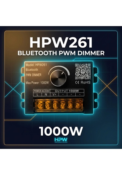 220 Volt 1000 Watt Modül Neon Ve Şerit Led Bluetooth Ve Manuel Hpw261 Dimmer