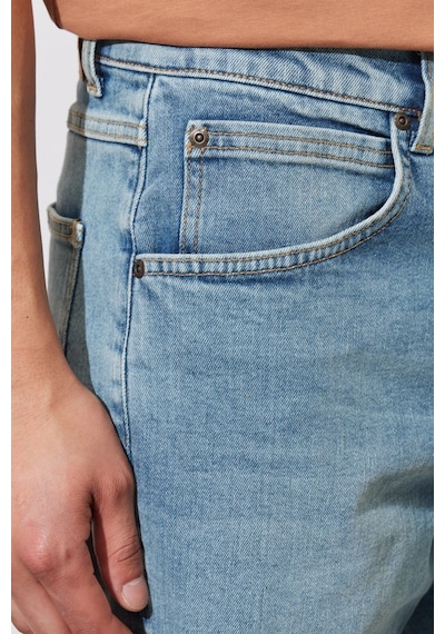 Lee Regular Fit Normal Kesim Normal Bel Açık Mavi Esnek Jean Kot Şort L231141404 Açık Mavi