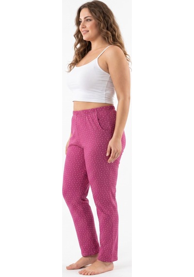 Kadın Tek Penye Pijama Alt Bgl-st05656 Gülkurusu