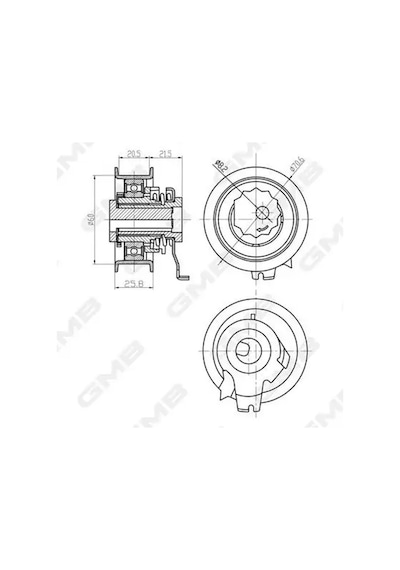 Vw Jetta 4 Triger Gergi Bilyasi 1.2 2011-2016 Cbzb Gmb Gtb0710