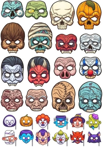 Farklı Yüzler Sticker Set 26 Parça Telefon, Tablet, Defter, Laptop Sticker