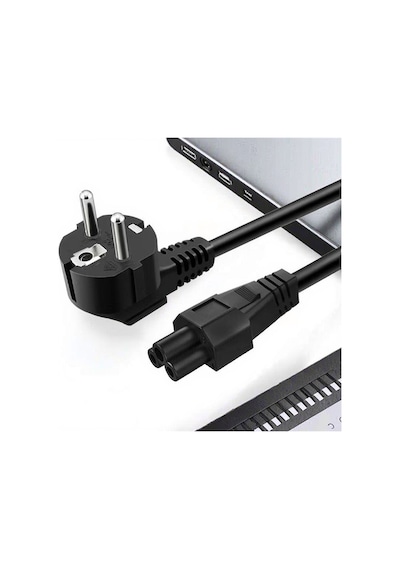 Primex Px-ync15 1.5 Metre Yonca Power Kablosu, 3x0.75mm Notebook Adaptör Power Kablo, Full Bakır Power Kablo