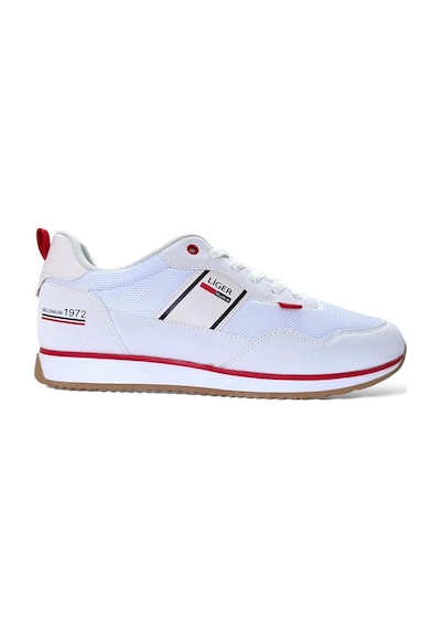Erkek Günlük Sneaker Spor Ayakkabı Beyaz - Kırmızı-Beyaz - Kırmızı