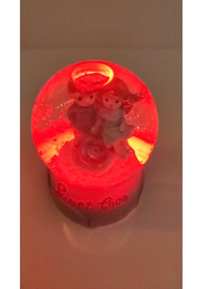 Işıklı Kar Küresi Minikboy Ürün Boyut 5cm