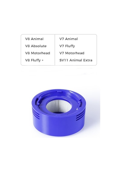 Dyson V7 V8 Cordless Uyumlu Hepa Filtre 4 Adet