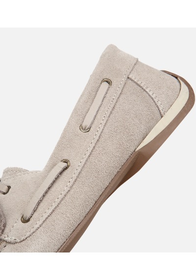 Hotiç Kadın Süet Deri Bej Comfort Günlük Loafer