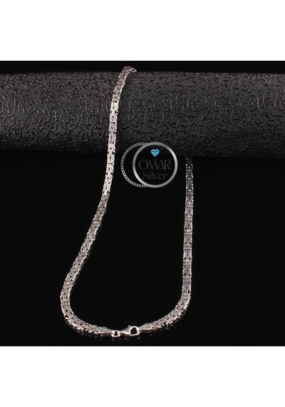 Omar Silver 925 Ayar El İşi Kral Kolye 5,50 Mm Omar Silver 925 Ayar El İşi Kral Kolye 5,50 Mm