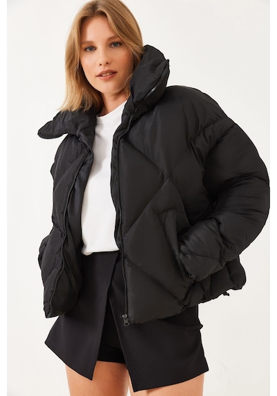 Shade Kadın Oversize Şişme Mont 10191065 - Siyah
