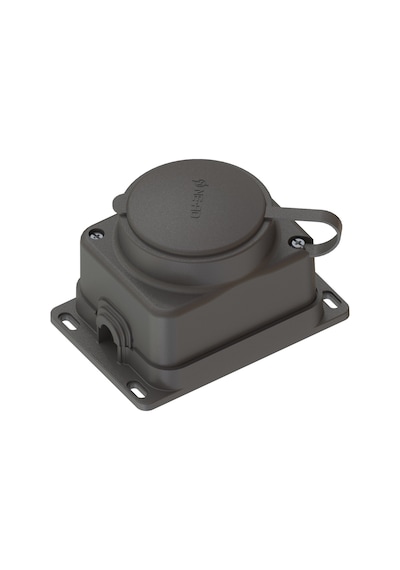 Ne - Ad 4003 Kauçuk 1 x 16 A Duvar Prizi