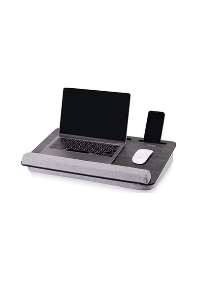 Vigo Wood-ls025 Minderli Laptop Sehpası Antik Gri