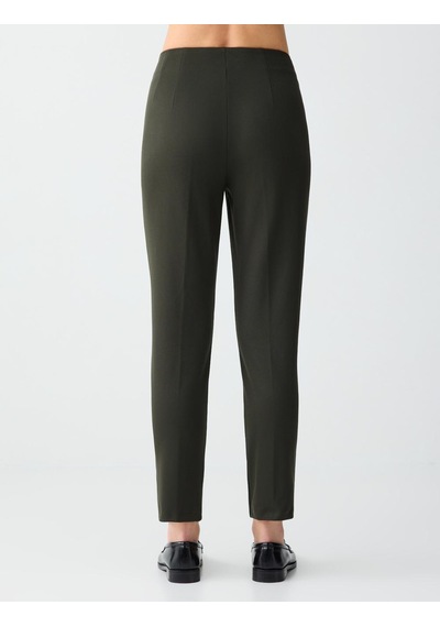 Jimmy Key Jimmy Key Haki Yüksek Bel Normal Paça Örme Pantolon 6sw186515312