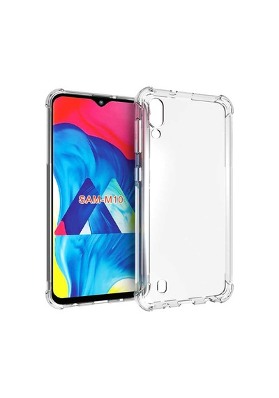 Galaxy M10 Kılıf Zore Nitro Anti Shock Silikon Renksiz