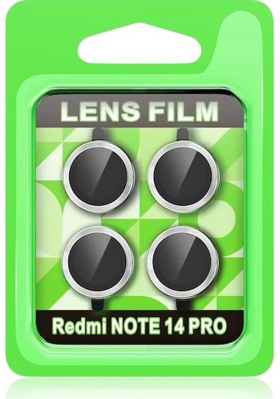 Newface Xiaomi Redmi Note 14 Pro 5g Raze Metal Kamera Lens - Gümüş