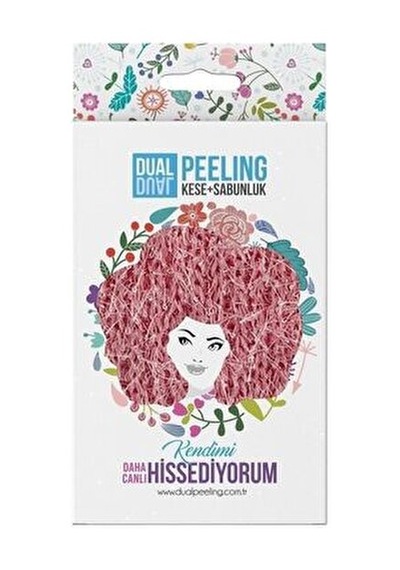Dual Peelıng Kese Sabunluk Pembe