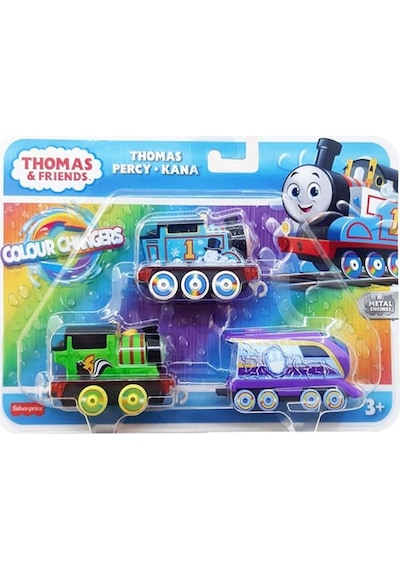 Thomas Ve Arkadaşları Renk Değiştiren Küçük Trenler 3 Lü Paket Hnp82