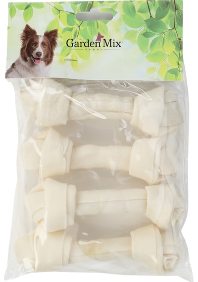 Gardenmıx - 106 - Beyaz Düğümlü Derı Kemık 5-5,5 - Hcctrend - 4'lü