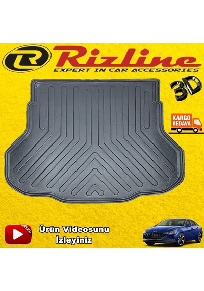 Hyundai Elantra Bagaj Havuzu 3D Siyah 2020 Sonrası Rizline N11.13774