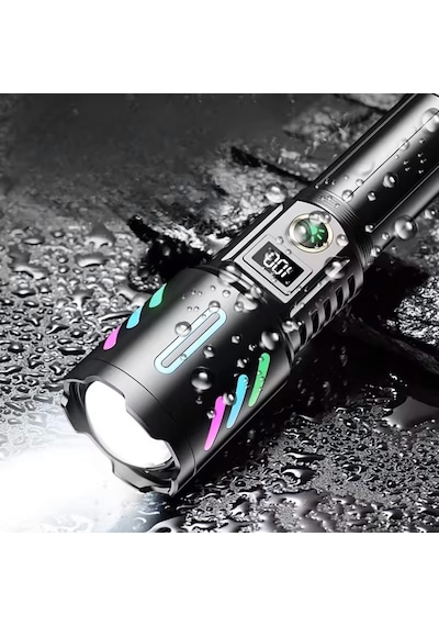 Wison 20w Fosforlu Şarjlı Metal El Feneri Ws-9944 Bakır