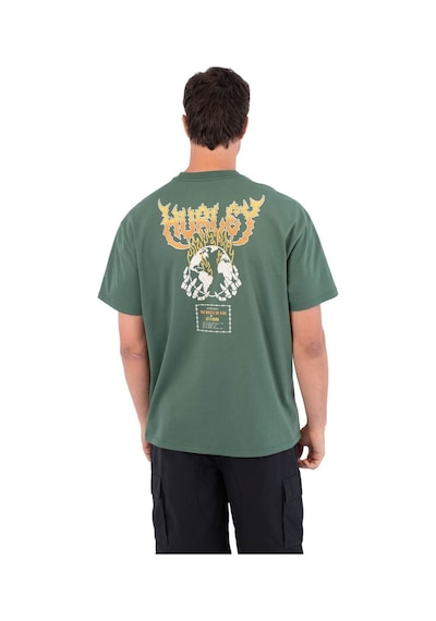 Hurley Hurley Fire Erkek Tişört Jun Yeşil