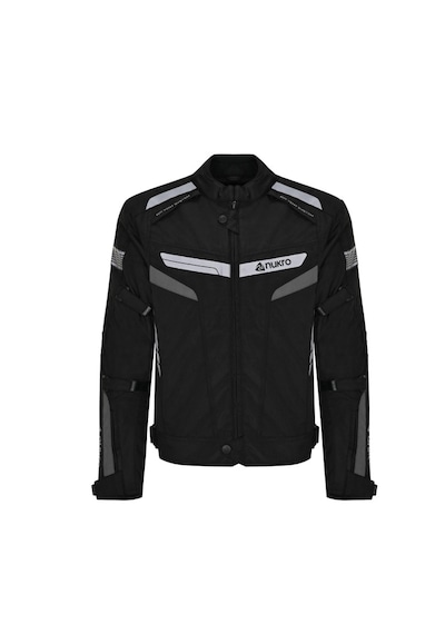 Nukrowear Stealth Pro Gri 4 Mevsim Erkek Motosiklet Ceketi