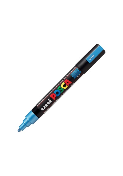 Uni Pc-5M Posca Boyama Markörü 1.8-2.5 Mm Metalik Pembe