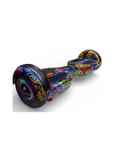 Elektrikli Kaykay Hoverboard Bluetooth Hoparlörlü RS-S5 Bang Bang Grafiti