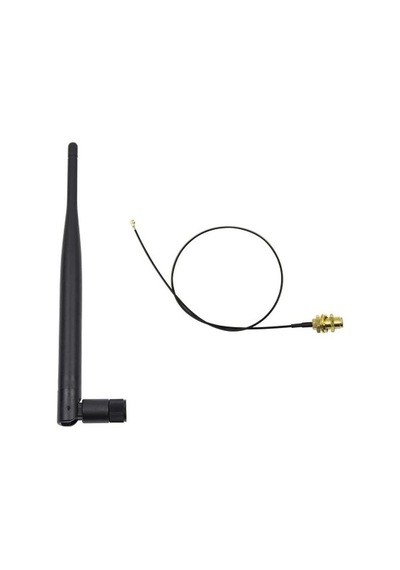 6dBi 2.4GHz & 5.8GHz Dual Band Wi-Fi Anten + 35cm Ipex UFL Kablo
