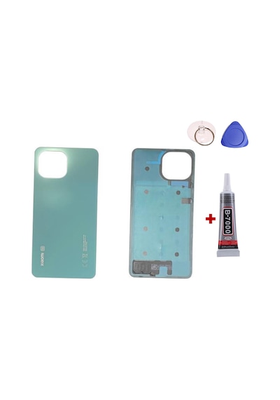 Xiaomi Mi 11 Lite Yeşil Arka Kapak Batarya Kapağı Pil Kapağı Yapışkan Ve Sökme Aparatıyla Beraber Full Set Yeşil