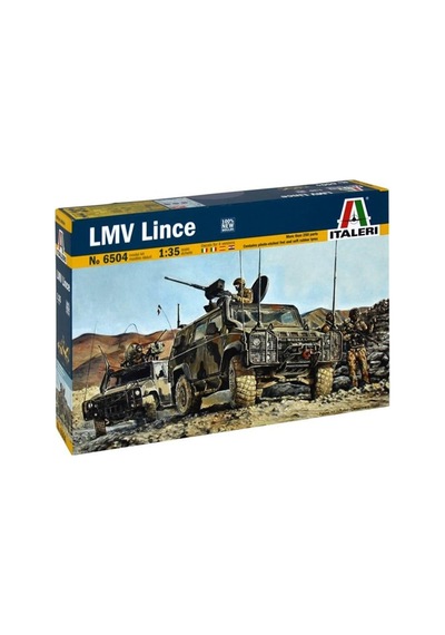 Italeri 6504s 1/35 Ölçek, Lmv Lince Zırhlı Aracı, Plastik Model Kiti