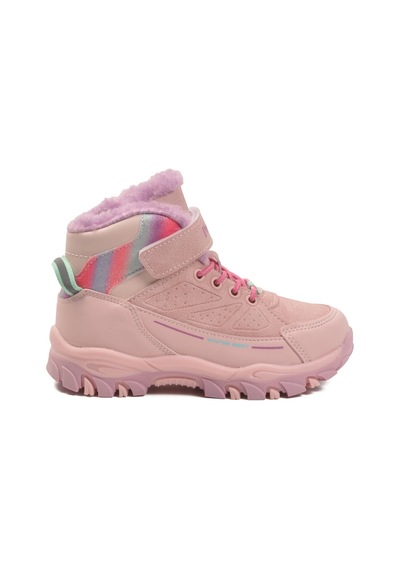 Ayakmod Pembe Kürklü Kaymaz Cırtlı Kız Çocuk Bot 2082 P Pembe