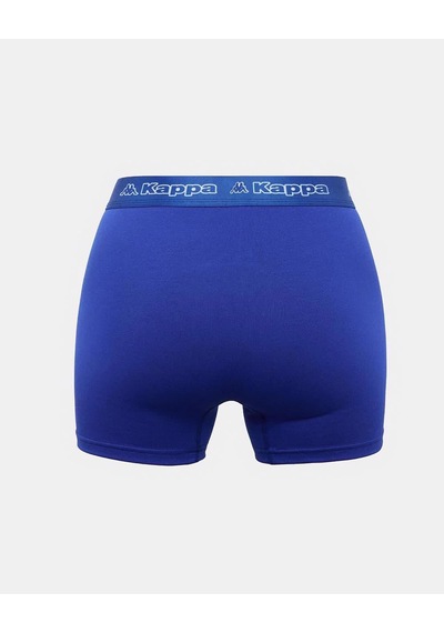 Kappa Logo Fuego 3 Pack Erkek Siyah-turuncu-lacivert Slim Boxer