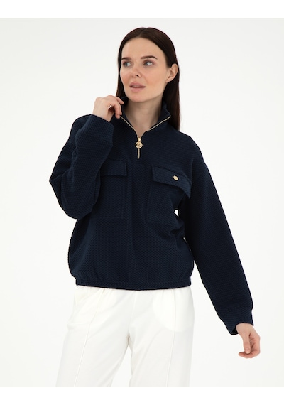 Pierre Cardin Kadın Lacivert Sweatshirt 50297853-vr033 Lacivert