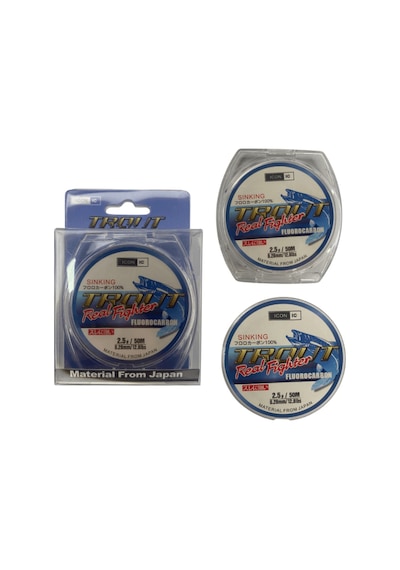 Icon-ıc Trout 50mt Fluorocarbon Misina 0.45 MM