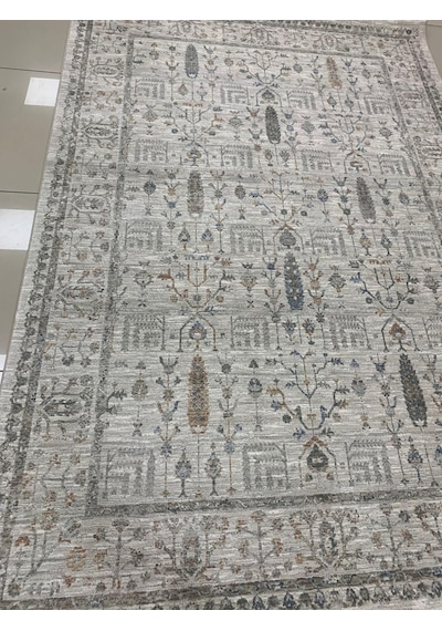Merinos Halı Valeria 91001 060 Serisi Salon Oturma Yatak Odası Halısı Krem