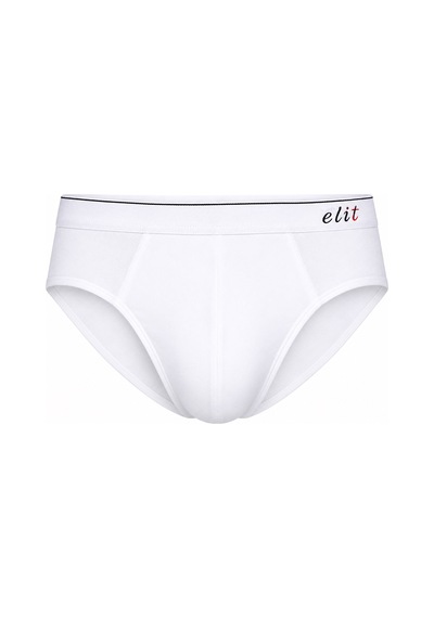Tutku Elit 1351 Erkek İnce Bel Kemerli Slip Külot Rahat Esnek Günlük Kullanım 6 Lı Paket Beyaz