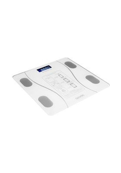 Asonic Bs260 Beyaz 2-aaa Pil Dijital Bluetooth Baskül Sensör-temperli Cam-otomatik Sıfırlama