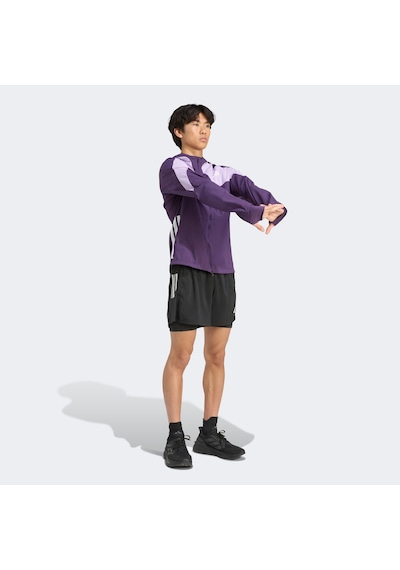 Adidas Adizero Running Erkek Mor Koşu Rüzgarlığı Jv7183