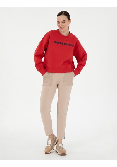 Pierre Cardin Kadın Kırmızı Sweatshirt 50308055-vr030 Kırmızı