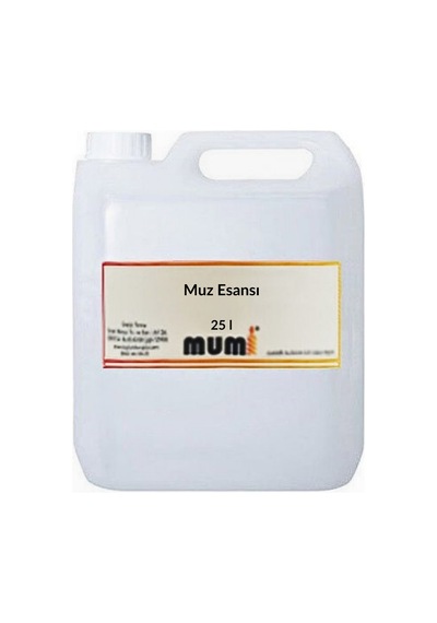 Muz Mum Esansı 25 Litre Şeffaf