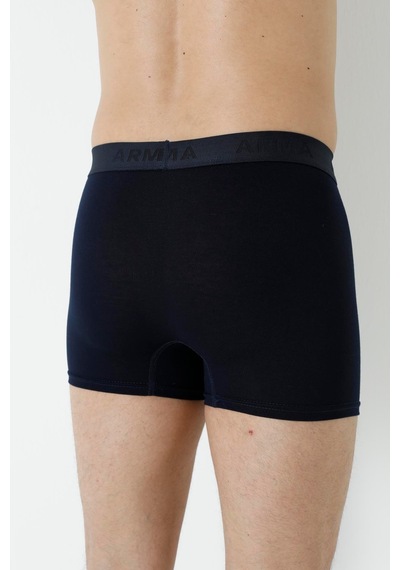 Arma Yıldız Erkek Lacivert Bambu Boxer 3'lü Paket-lacivert