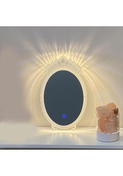 Lw-11 Dekoratif Led Ayna Kristal Elmas Masa Aynası Romantik Ayna Diğer