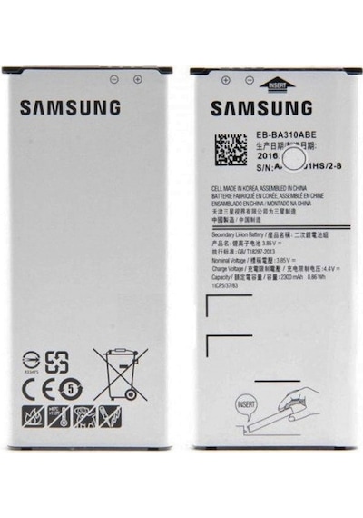 Samsung Uyumlu Galaxy A3 2016 Sm-A310 Eb-Ba310Abe Batarya Pil 2300Mah