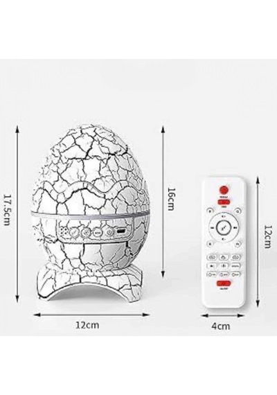 Gece Lambası Yumurta Işık Speaker Yeni Nesil Dinozor Yumurtası Görünümlü Renkli 08169022