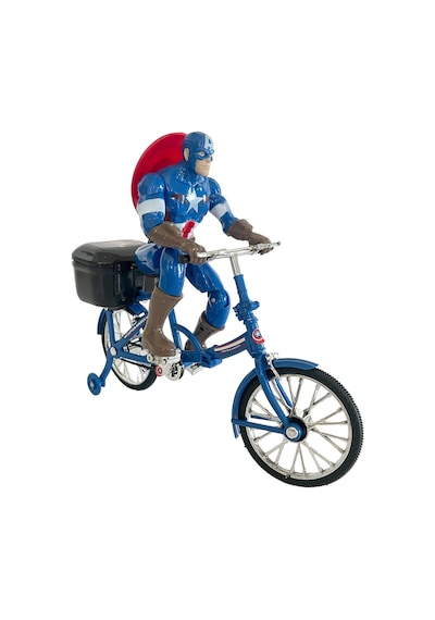 Kaptan Amerika Karakter Ve Bisiklet Müzikli Işıklı Hareketli Captain America Figür