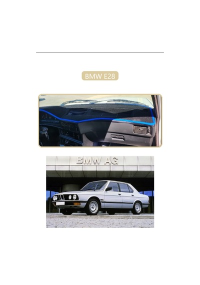 Bmw E28torpido Koruma Halısı Bej Kenar