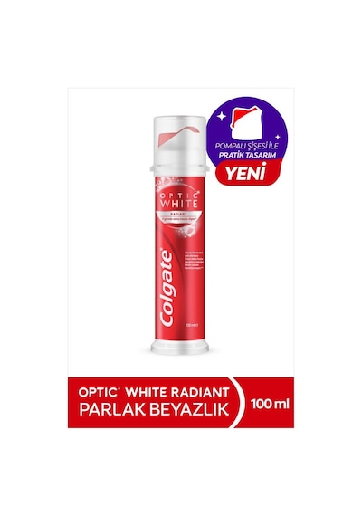 Colgate Optic White Radiant Pump Diş Macunu 100 ML