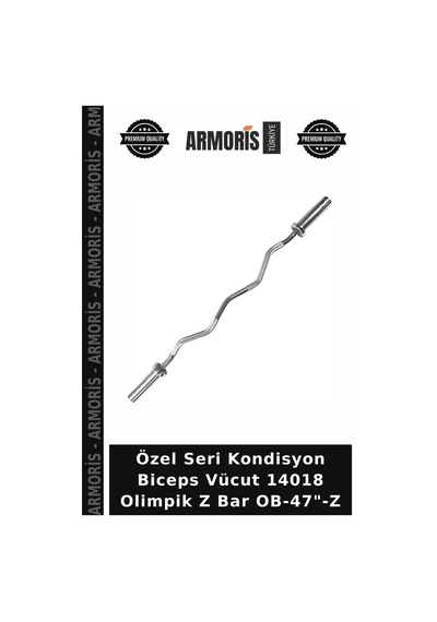 Özel Seri Kondisyon Biceps Vücut 14018 Olimpik Z Bar Ob-47"-z