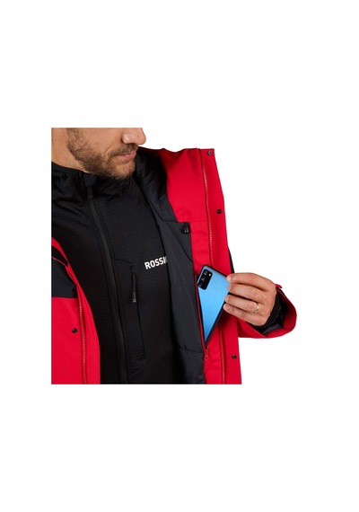 Rossıgnol Rossignol Velika Insulated Erkek Kırmızı Kayak Ceketi Red
